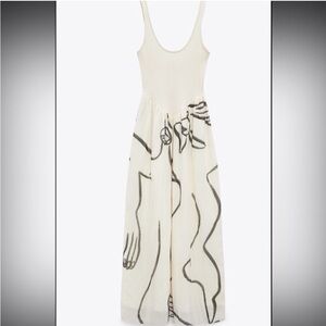 Zara Dina Bukva Sleeveless Dress Medium